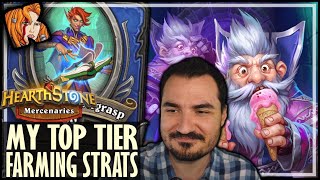 KRIPP’S TOP TIER FARMING STRATS  Hearthstone Mercenaries [upl. by Idnat]