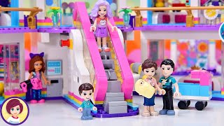 Heartlake City has a brand spankin new mall Lego Friends Build amp Review Part 1 [upl. by Eitirahc]