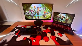 Building The BEST Laptop Gaming Setup… [upl. by Adnole]