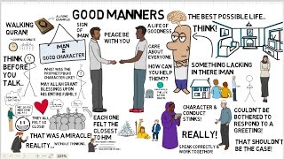 HOW TO HAVE GOOD MANNERS  Animated Islamic Video [upl. by Dibri408]