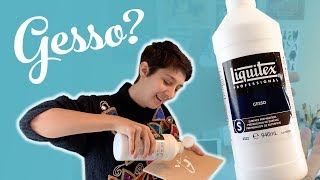 Whats Gesso And how do you use it [upl. by Allerim]