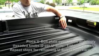 XCargo Car Top Carrier  UBolt Mounting Installation [upl. by Nester]