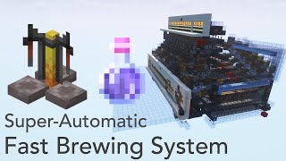 Minecraft 115119 SuperAutomatic Fast Potion Brewer [upl. by Aristotle]