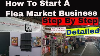 How To Start a Flea Market Business from Scratch Step by Step Part [upl. by Yaakov636]