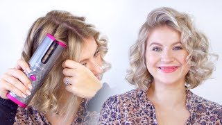 Worlds First WIRELESS AUTOMATED Curling Iron  Milabu [upl. by Dex]