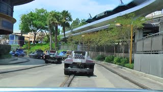 Lets Ride The Autopia Cars At Disneyland [upl. by Asseram924]