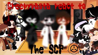 Creepypasta React to ✨SCP✨Yes this is LaZy THIS IS OLD ASF [upl. by Nnauol100]