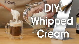 DIY whipped cream in 60 seconds [upl. by Eusebio]