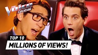 MOST TRENDING Blind Auditions of 2019  The Voice Rewind [upl. by Miuqaoj]