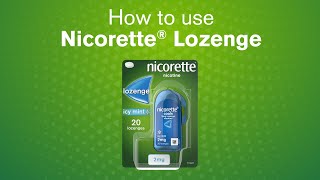 NICORETTE® How To Use Nicorette® Lozenges [upl. by Aleetha]