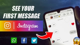 How to see the First Message on Instagram in 2024 Auto Scroll [upl. by Esidarap]