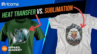 HEAT TRANSFER Vs SUBLIMATION  TShirt Printing amp More  Apparel Academy Ep56 [upl. by Chiou67]