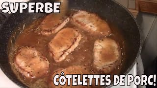 COMMENT FAIRE LES MEILLEURS CÔTELETTES DE PORC EN SAUCE [upl. by Py75]