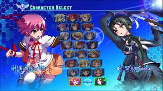 Arcana Heart 3 LOVEMAX All Characters PS3 [upl. by Kane]