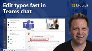 Correct typos fast in Microsoft Teams chat [upl. by Zebada]