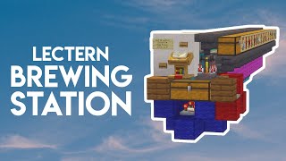 Lectern Based Potion Brewing Station 🧪  Java 1214 Redstone Tutorial [upl. by Aelat]