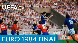 France v Spain 1984 UEFA European Championship final highlights [upl. by Ioyal]