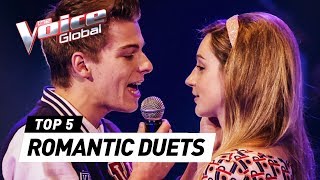 VALENTINES DAY special ROMANTIC DUETS in The Voice [upl. by Onaicnop]