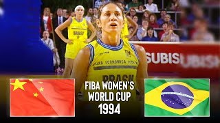 China 🇨🇳 vs Brazil 🇧🇷  Classic Full Games  FIBA Womens Basketball World Cup 1994 [upl. by Atsyrk377]