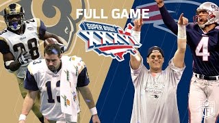 Super Bowl XXXVI “Patriots Dynasty Begins”  Rams vs Patriots  NFL Full Game [upl. by Freda219]