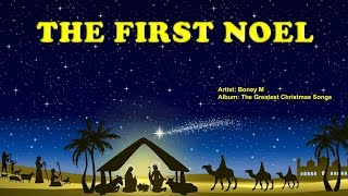 The First Noel  Boney M with Lyrics [upl. by Yasmar]