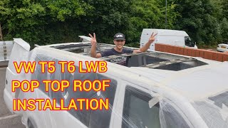 How to fit a Pop top roof self build DIY elevating roof [upl. by Virg]