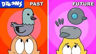 Birds Through The Ages  Dtoons Cartoons [upl. by Auhoj]