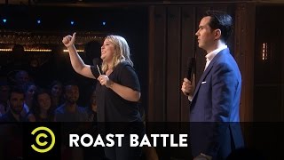 Roast Battle  Jimmy Carr vs Christi Chiello [upl. by Gearard]