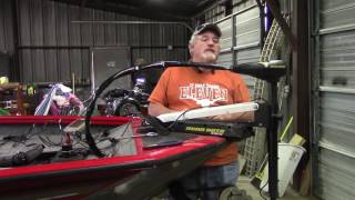 TIPS ON HOW TO INSTALL A DEPTHFISHFINDER AT THE TROLLING MOTOR [upl. by Minoru]