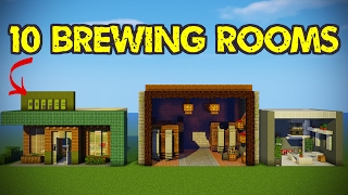 10 Minecraft Brewing Room Designs [upl. by Llerruj]