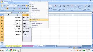 How to change capital to small letter using lower amp upper in excel sheet [upl. by Riffle]