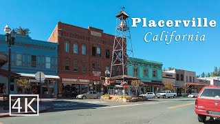 4K Historic Main Street Placerville California  Walking Tour [upl. by Yentiw]