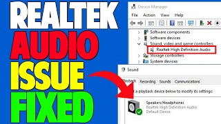 Fix Realtek HD Audio Manager Missing from Windows 10 [upl. by Awe]