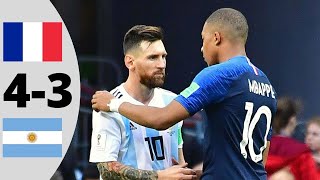 France vs Argentina 43  World Cup Highlights and Goals [upl. by Ahsir]