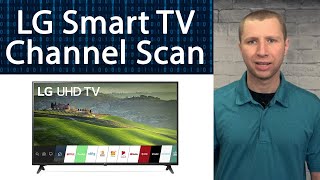 How Channel Scan or Auto Program an LG Smart TV [upl. by Morty]