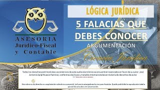 5 FALACIAS JURÍDICAS que debes conocer para GANAR UN JUICIO [upl. by Sully]