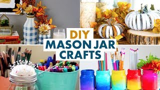 Mason Jar Crafts to Try This Weekend [upl. by Ibur]