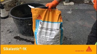 Sikalastic®1K Vattentätande fiberförstärkt cementbruk [upl. by Norehc]