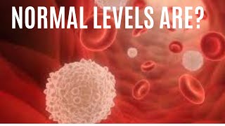 NORMAL LEVELS OF WBC What is the normal range of WBC count in male and female I White Blood Cells [upl. by Jack]