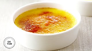 Professional Baker Teaches You How To Make CRÈME BRULEE [upl. by Ennairrek]