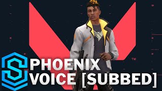 Voice  Phoenix SUBBED  VALORANT English [upl. by Acnaib]