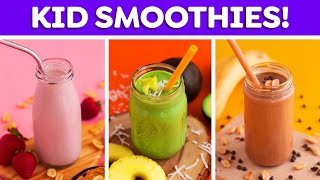 4 Kids Smoothies Recipes  Smoothie Bowls [upl. by Kutzenco146]