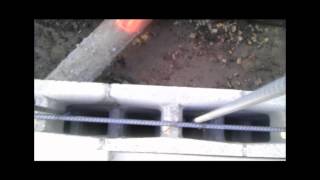 How to Place Rebar in Masonry or CMU Walls [upl. by Arracot]