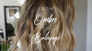 From Ombre to Balayage  Hair Tutorial [upl. by Albert]