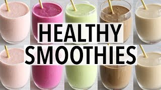 7 Easy Healthy Breakfast Smoothies  Recipes amp Ideas [upl. by Marco241]