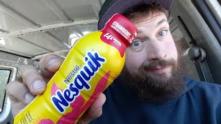 Strawberry Milk by Nesquik  Nestle  Drink Review [upl. by Aikyt]