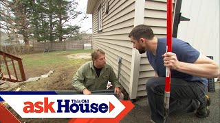 How to Install a Channel Drain  Ask This Old House [upl. by Narra]