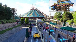 Autopia Full POV Ride Experience in Discoveryland  Disneyland Paris  June 2021 [upl. by Ecinreb]