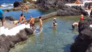 Piscinas Naturales  Tenerife  El Caleton  Garachico  lafurniacom [upl. by Conney]