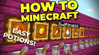 How to Minecraft Simple Automatic POTION Brewing Machine in 116 7 [upl. by Trever939]